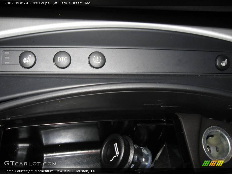 Jet Black / Dream Red 2007 BMW Z4 3.0si Coupe