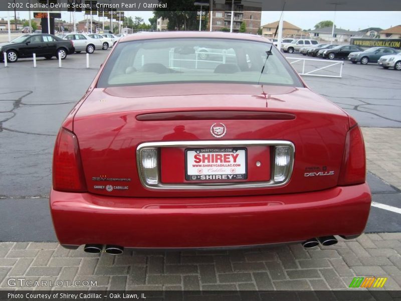 Crimson Pearl / Oatmeal 2002 Cadillac DeVille Sedan