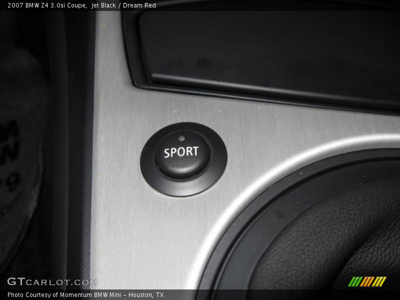 Jet Black / Dream Red 2007 BMW Z4 3.0si Coupe