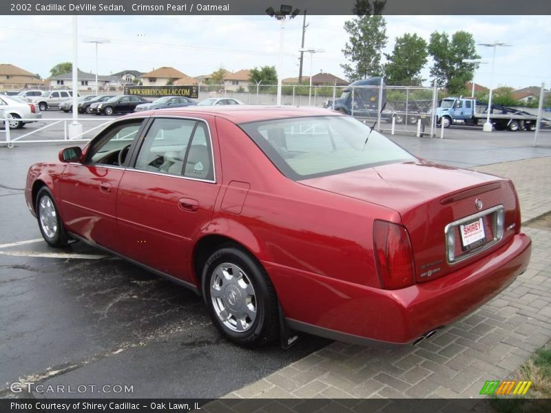Crimson Pearl / Oatmeal 2002 Cadillac DeVille Sedan