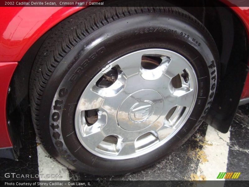 Crimson Pearl / Oatmeal 2002 Cadillac DeVille Sedan