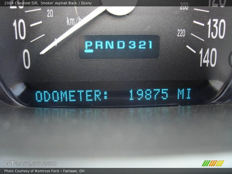 Smokin' Asphalt Black / Ebony 2004 Chevrolet SSR