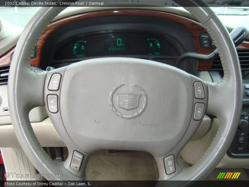 Crimson Pearl / Oatmeal 2002 Cadillac DeVille Sedan