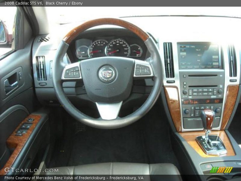 Black Cherry / Ebony 2008 Cadillac STS V6