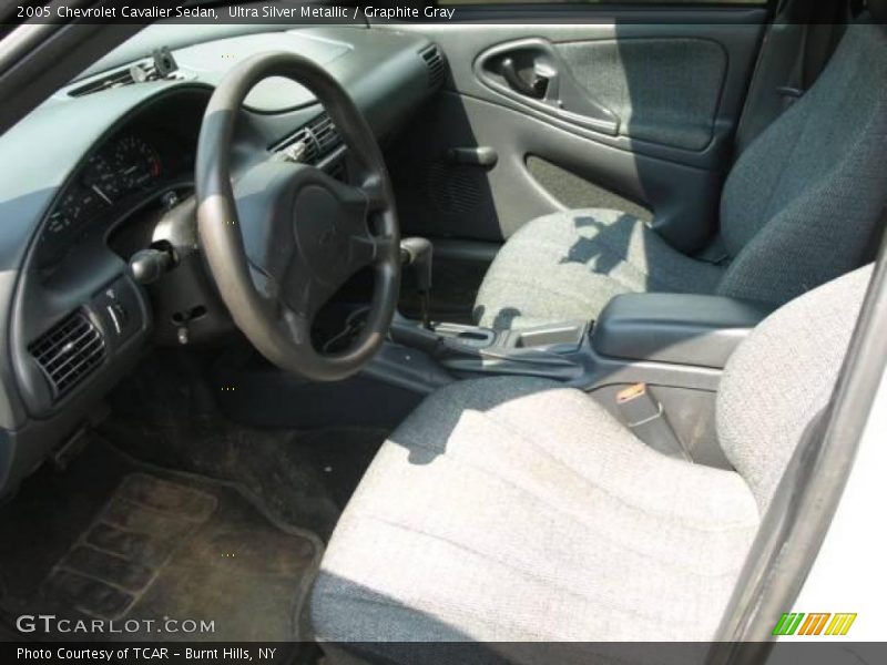 Ultra Silver Metallic / Graphite Gray 2005 Chevrolet Cavalier Sedan