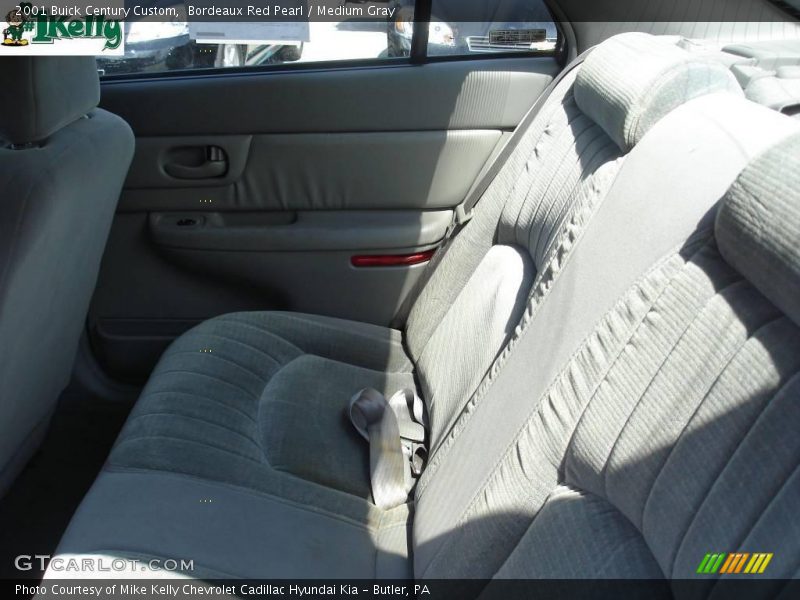 Bordeaux Red Pearl / Medium Gray 2001 Buick Century Custom