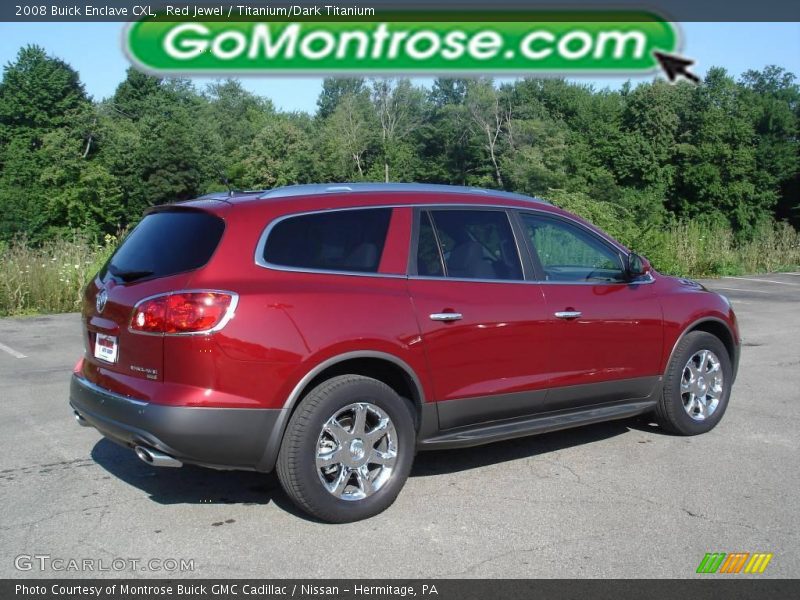 Red Jewel / Titanium/Dark Titanium 2008 Buick Enclave CXL