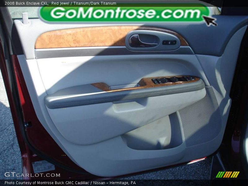 Red Jewel / Titanium/Dark Titanium 2008 Buick Enclave CXL