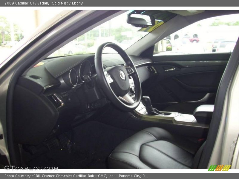 Gold Mist / Ebony 2009 Cadillac CTS Sedan