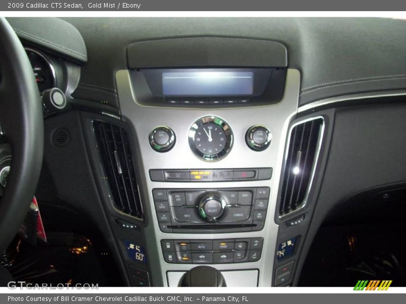 Gold Mist / Ebony 2009 Cadillac CTS Sedan