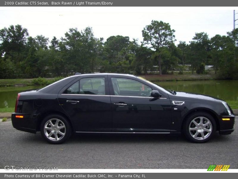 Black Raven / Light Titanium/Ebony 2009 Cadillac CTS Sedan