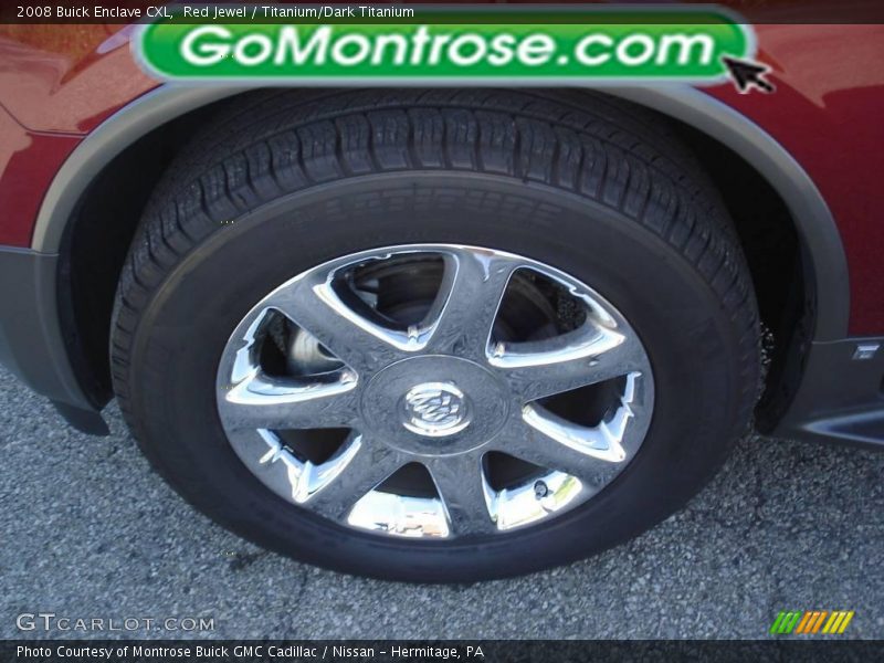 Red Jewel / Titanium/Dark Titanium 2008 Buick Enclave CXL