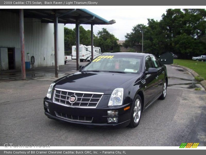 Black Raven / Light Titanium/Ebony 2009 Cadillac CTS Sedan