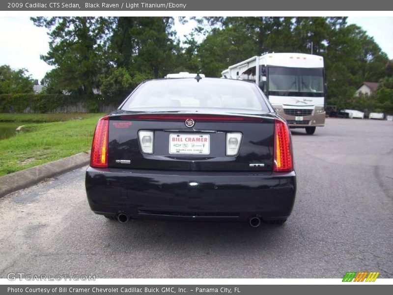 Black Raven / Light Titanium/Ebony 2009 Cadillac CTS Sedan
