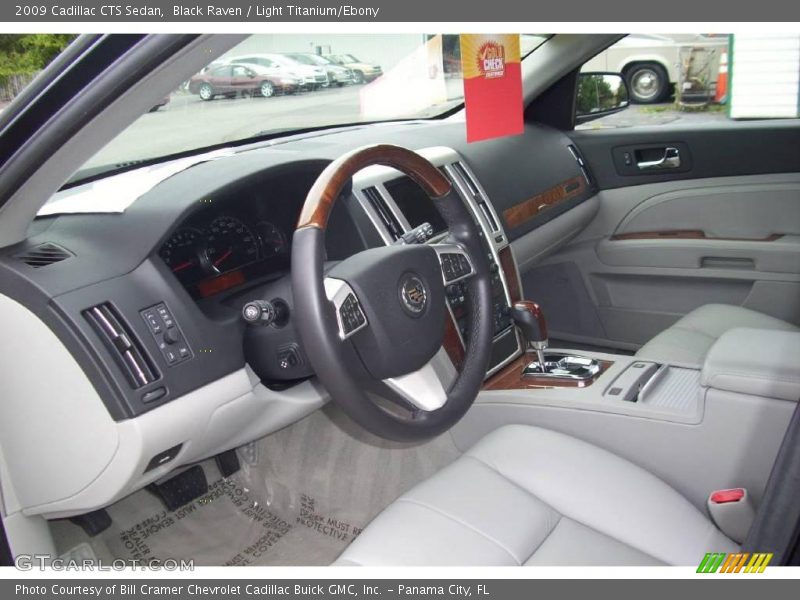 Black Raven / Light Titanium/Ebony 2009 Cadillac CTS Sedan