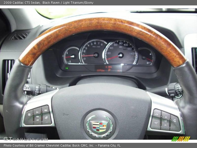 Black Raven / Light Titanium/Ebony 2009 Cadillac CTS Sedan