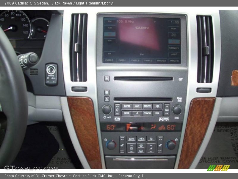 Black Raven / Light Titanium/Ebony 2009 Cadillac CTS Sedan