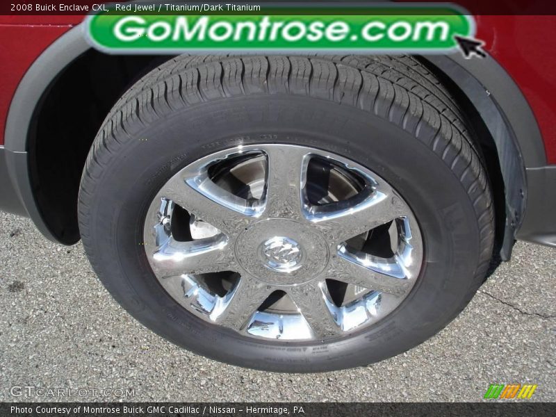 Red Jewel / Titanium/Dark Titanium 2008 Buick Enclave CXL