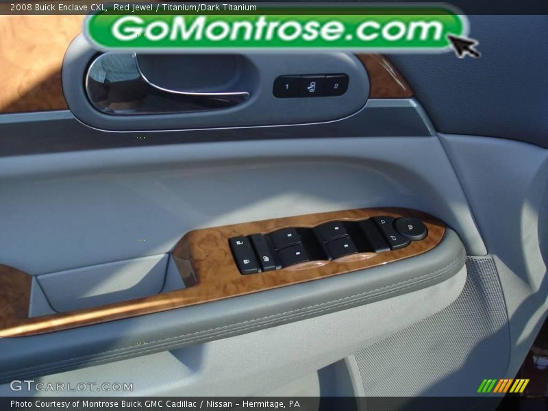 Red Jewel / Titanium/Dark Titanium 2008 Buick Enclave CXL