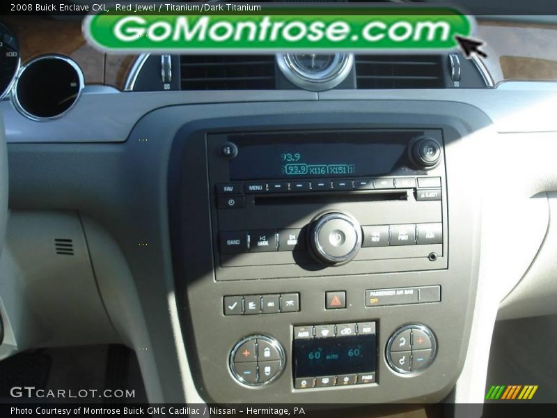 Red Jewel / Titanium/Dark Titanium 2008 Buick Enclave CXL