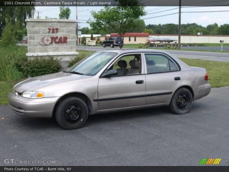 Cashmere Taupe Metallic / Light Neutral 2001 Chevrolet Prizm