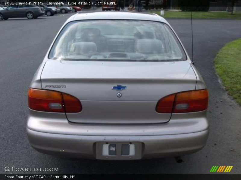 Cashmere Taupe Metallic / Light Neutral 2001 Chevrolet Prizm