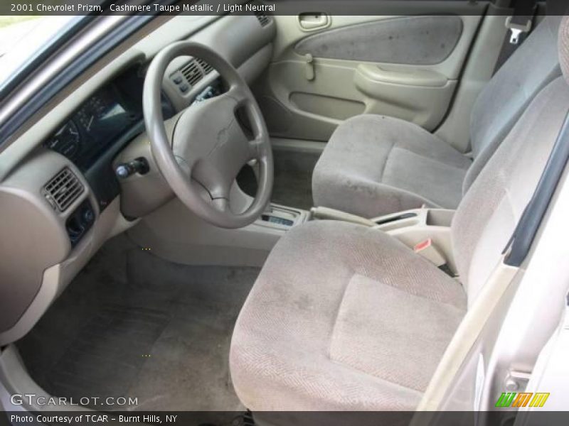Cashmere Taupe Metallic / Light Neutral 2001 Chevrolet Prizm