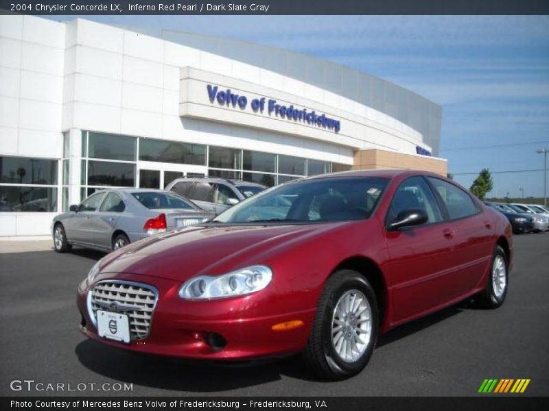 Inferno Red Pearl / Dark Slate Gray 2004 Chrysler Concorde LX