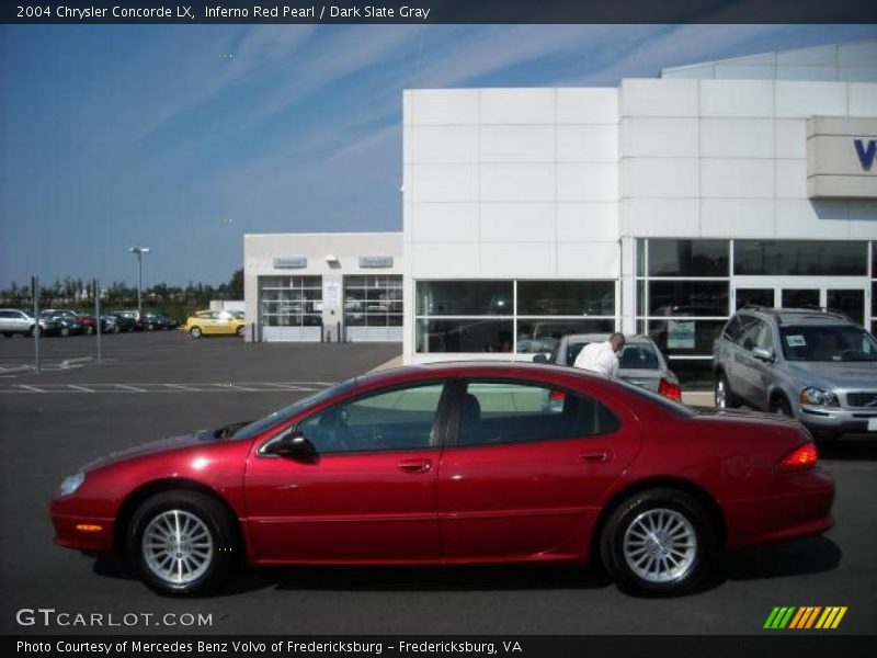 Inferno Red Pearl / Dark Slate Gray 2004 Chrysler Concorde LX