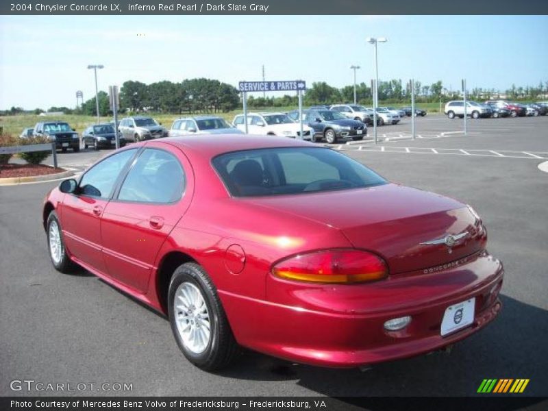 Inferno Red Pearl / Dark Slate Gray 2004 Chrysler Concorde LX