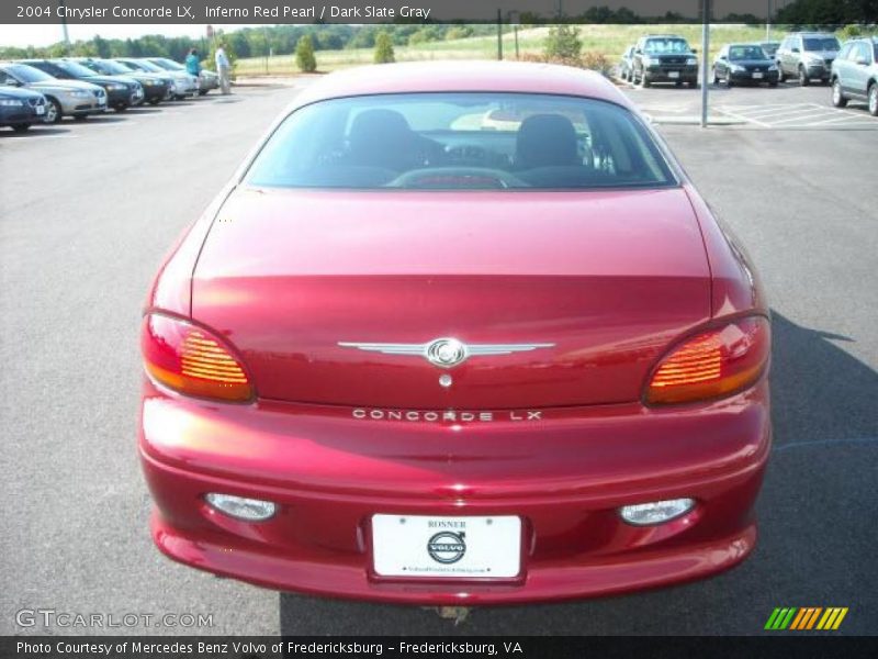 Inferno Red Pearl / Dark Slate Gray 2004 Chrysler Concorde LX