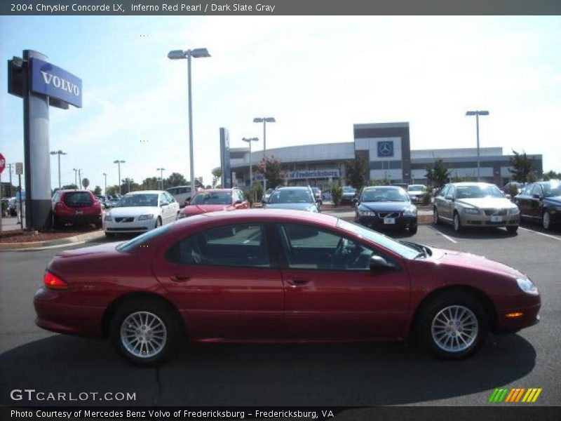 Inferno Red Pearl / Dark Slate Gray 2004 Chrysler Concorde LX