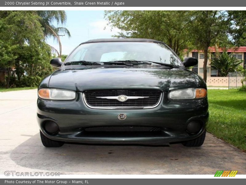 Shale Green Metallic / Agate 2000 Chrysler Sebring JX Convertible