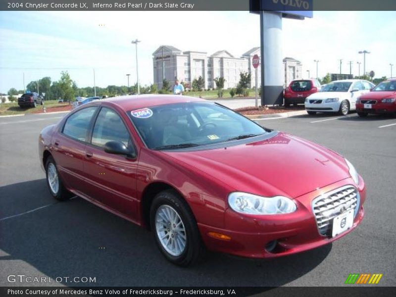 Inferno Red Pearl / Dark Slate Gray 2004 Chrysler Concorde LX