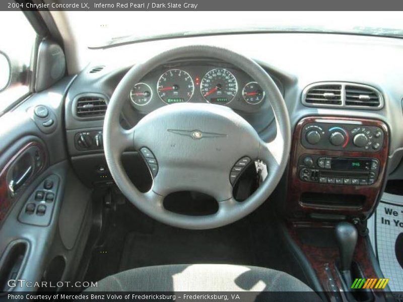 Inferno Red Pearl / Dark Slate Gray 2004 Chrysler Concorde LX