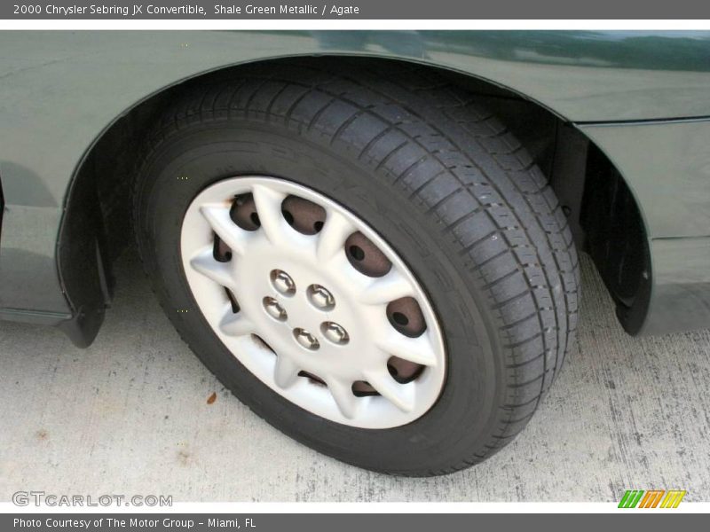 Shale Green Metallic / Agate 2000 Chrysler Sebring JX Convertible