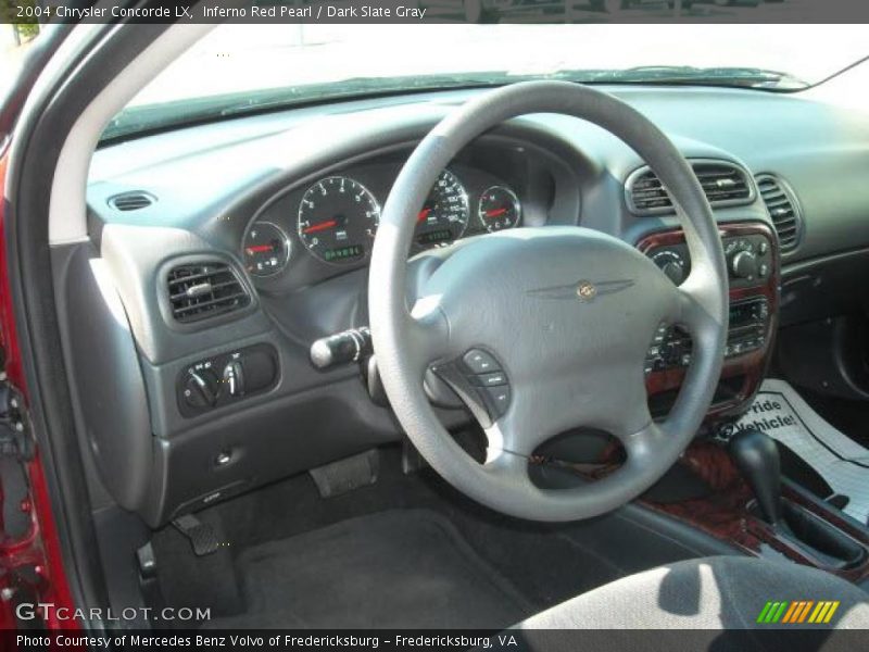 Inferno Red Pearl / Dark Slate Gray 2004 Chrysler Concorde LX