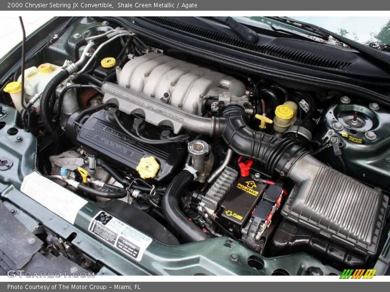 Shale Green Metallic / Agate 2000 Chrysler Sebring JX Convertible
