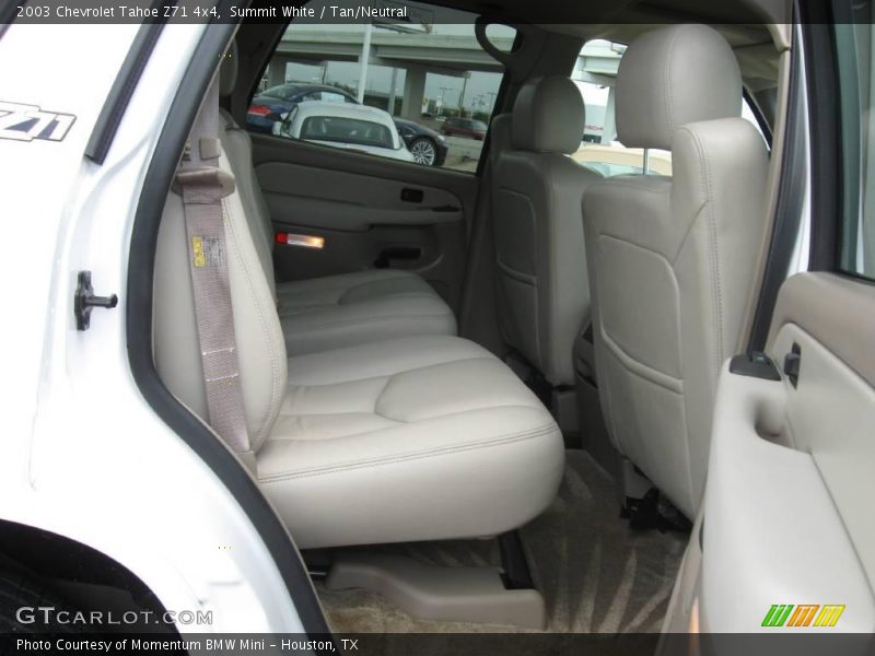 Summit White / Tan/Neutral 2003 Chevrolet Tahoe Z71 4x4