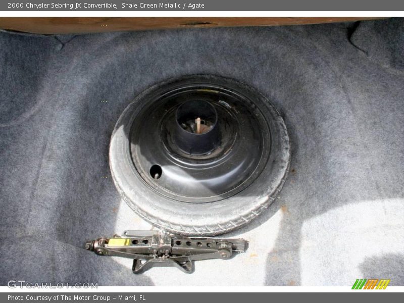 Shale Green Metallic / Agate 2000 Chrysler Sebring JX Convertible