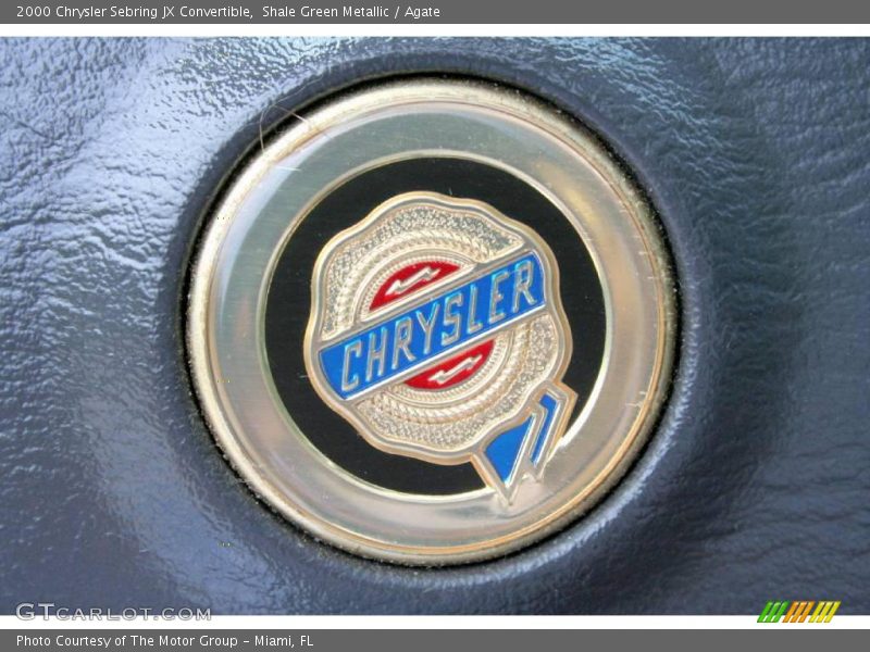 Shale Green Metallic / Agate 2000 Chrysler Sebring JX Convertible