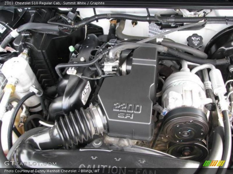 Summit White / Graphite 2003 Chevrolet S10 Regular Cab