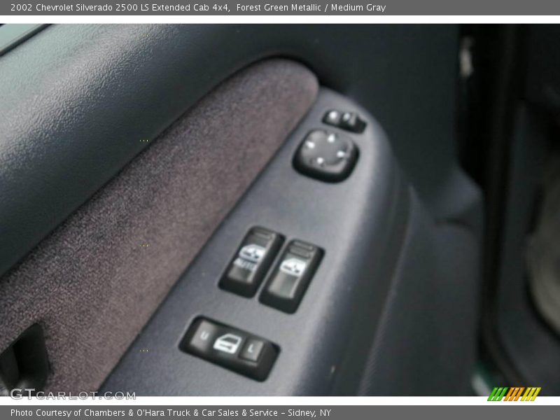 Forest Green Metallic / Medium Gray 2002 Chevrolet Silverado 2500 LS Extended Cab 4x4