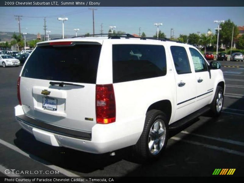 Summit White / Ebony 2009 Chevrolet Suburban LTZ