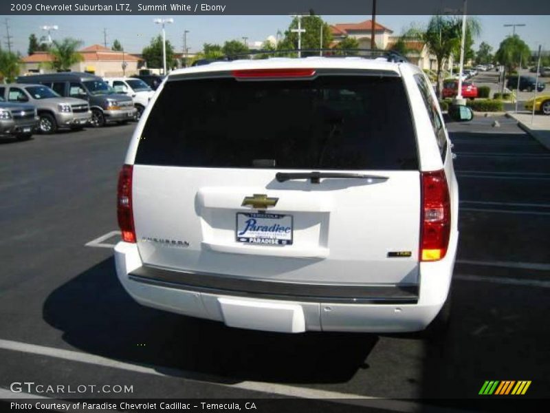 Summit White / Ebony 2009 Chevrolet Suburban LTZ