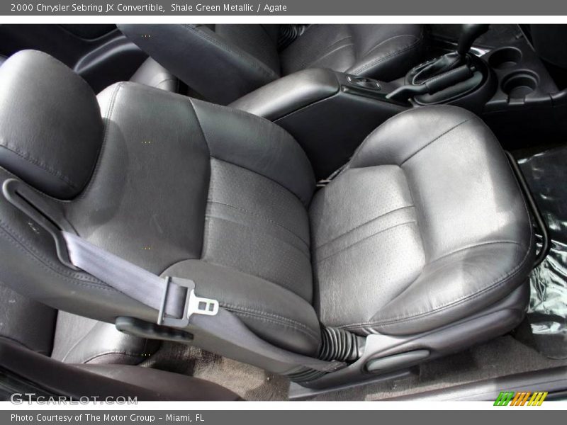 Shale Green Metallic / Agate 2000 Chrysler Sebring JX Convertible