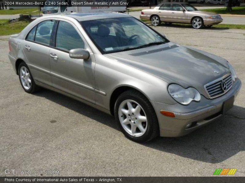 Desert Silver Metallic / Ash Grey 2004 Mercedes-Benz C 240 Sedan