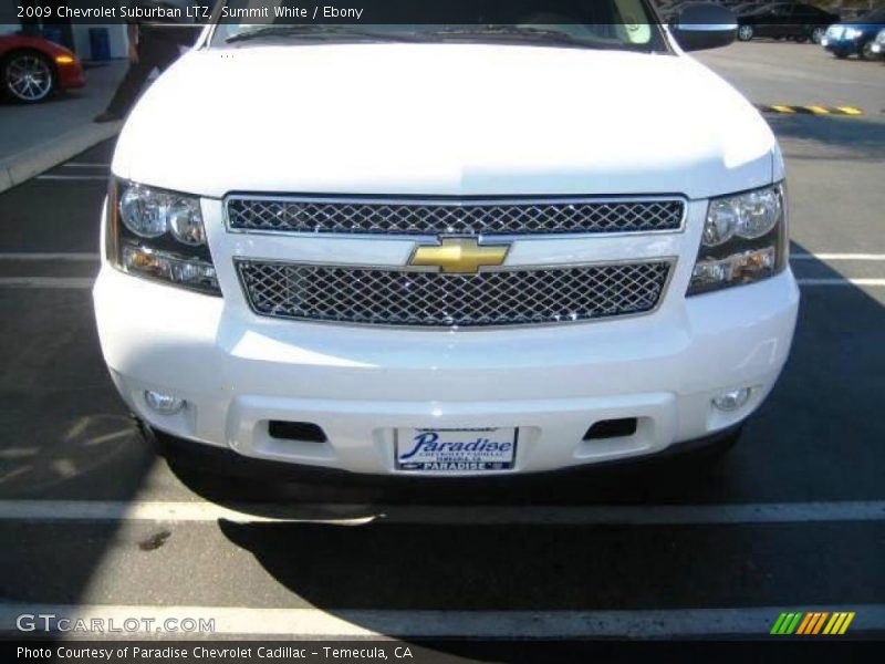 Summit White / Ebony 2009 Chevrolet Suburban LTZ