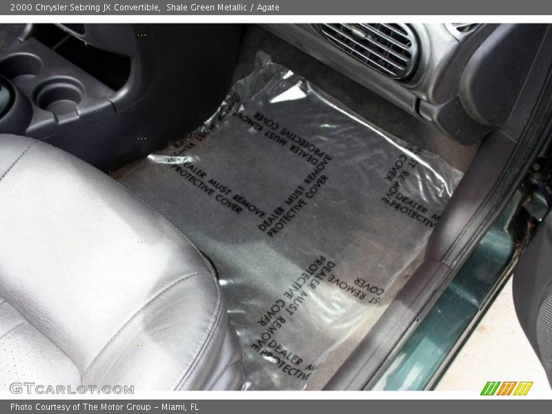 Shale Green Metallic / Agate 2000 Chrysler Sebring JX Convertible