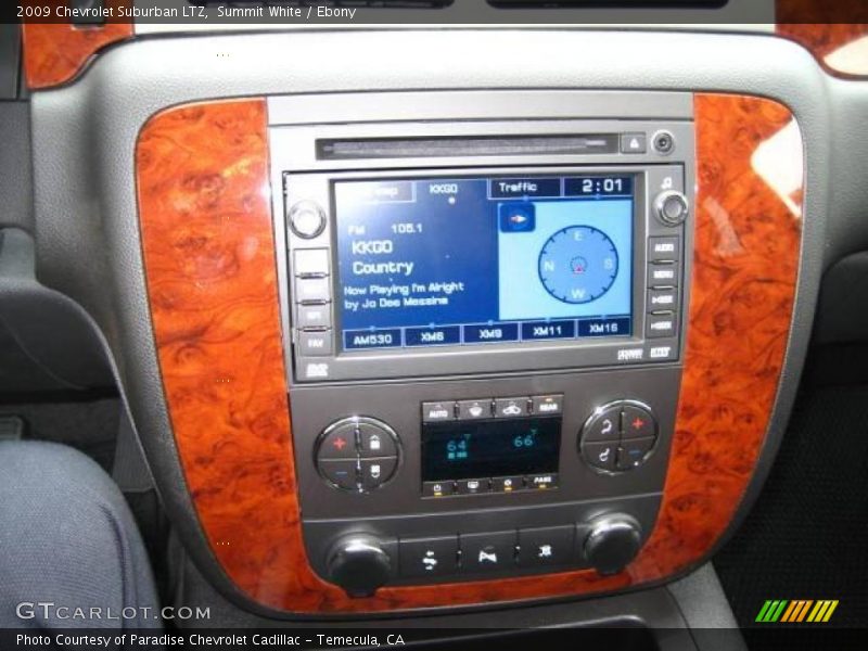 Summit White / Ebony 2009 Chevrolet Suburban LTZ